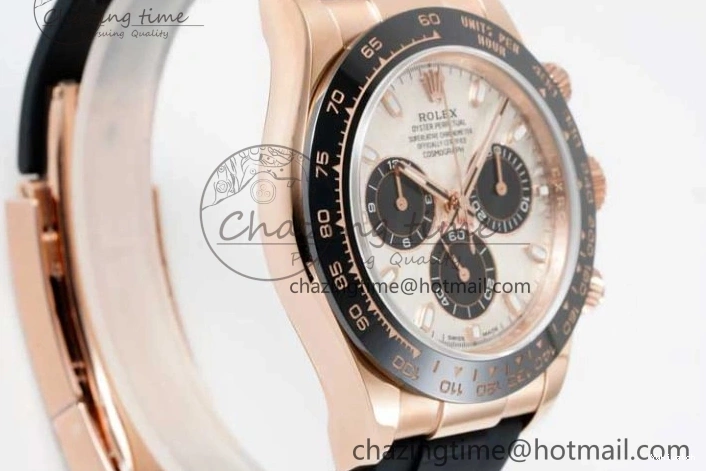 Dial QF Oysterflex Meteorite Strap SA4130 on Best 1:1 Edition Rubber 116515 Daytona 0718